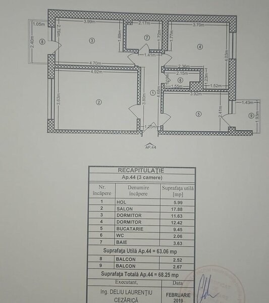 Parcul Carol, Filaret apartament 3 camere, bloc 2020, mobilat/ utilat